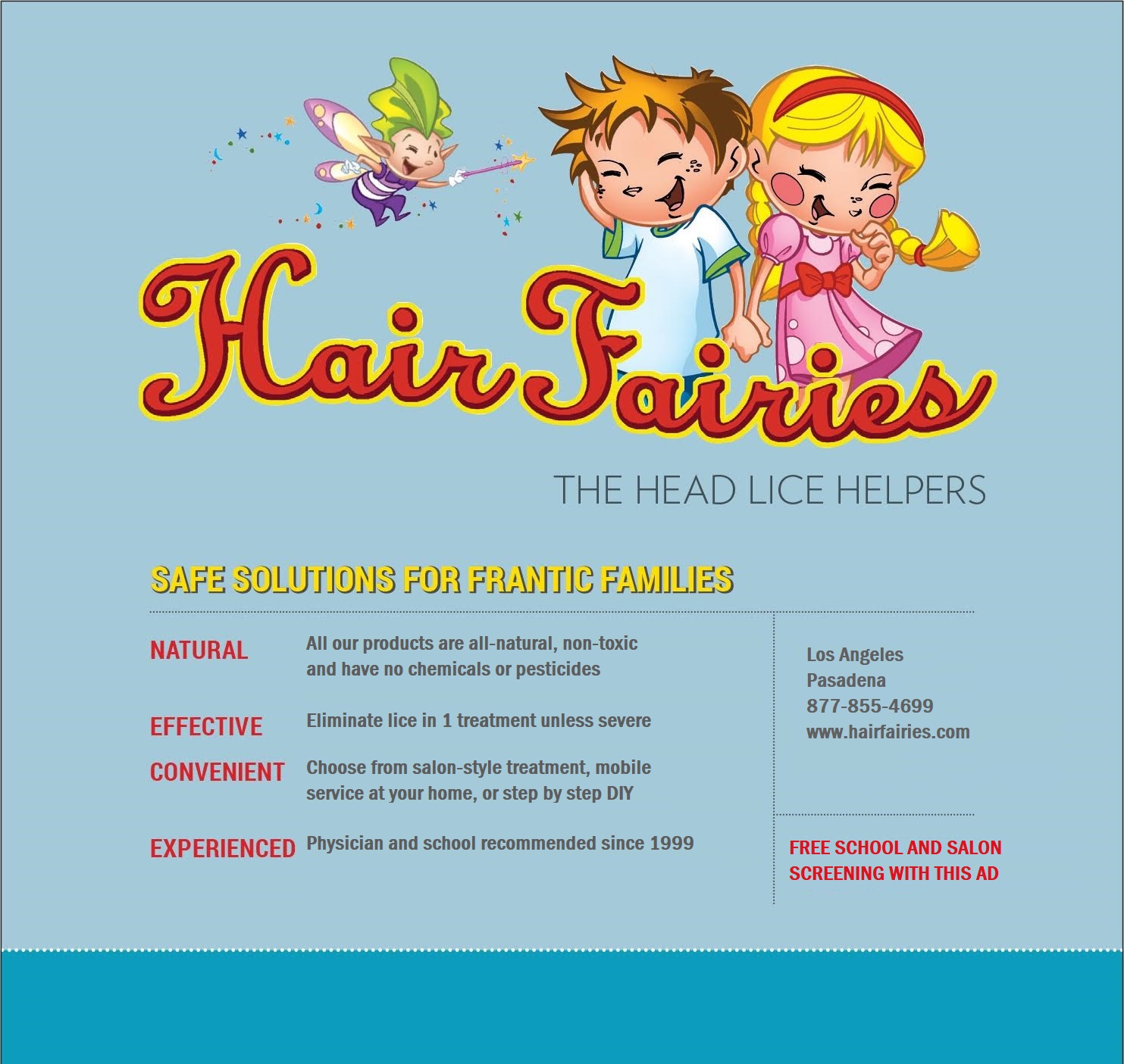 Hair Fairies The Head Lice Helpers Hillygram Los Angeles
