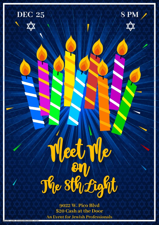 Meet Me on the 8th Light - event for Jewish Professionals